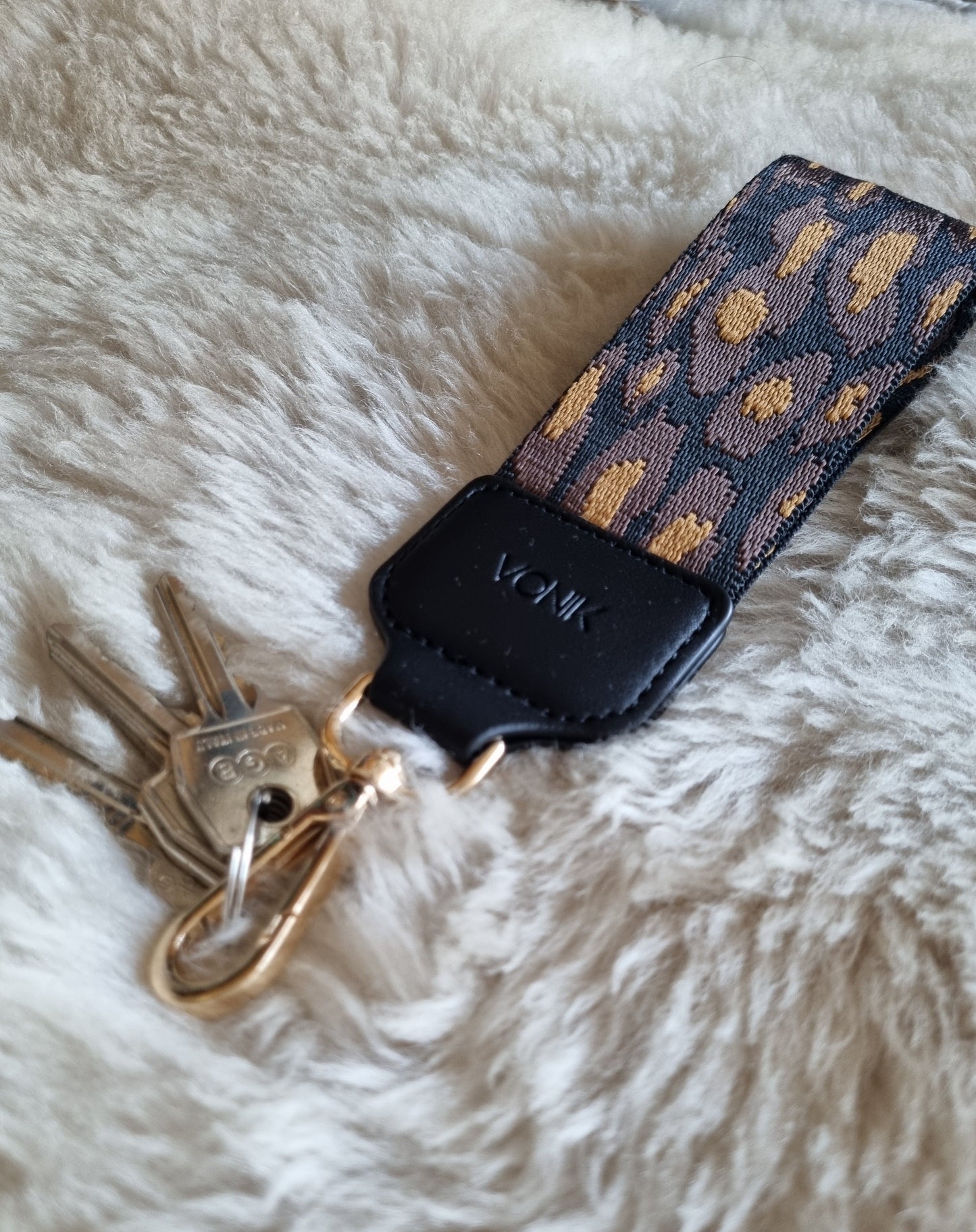 Llavero Brown Animal Print